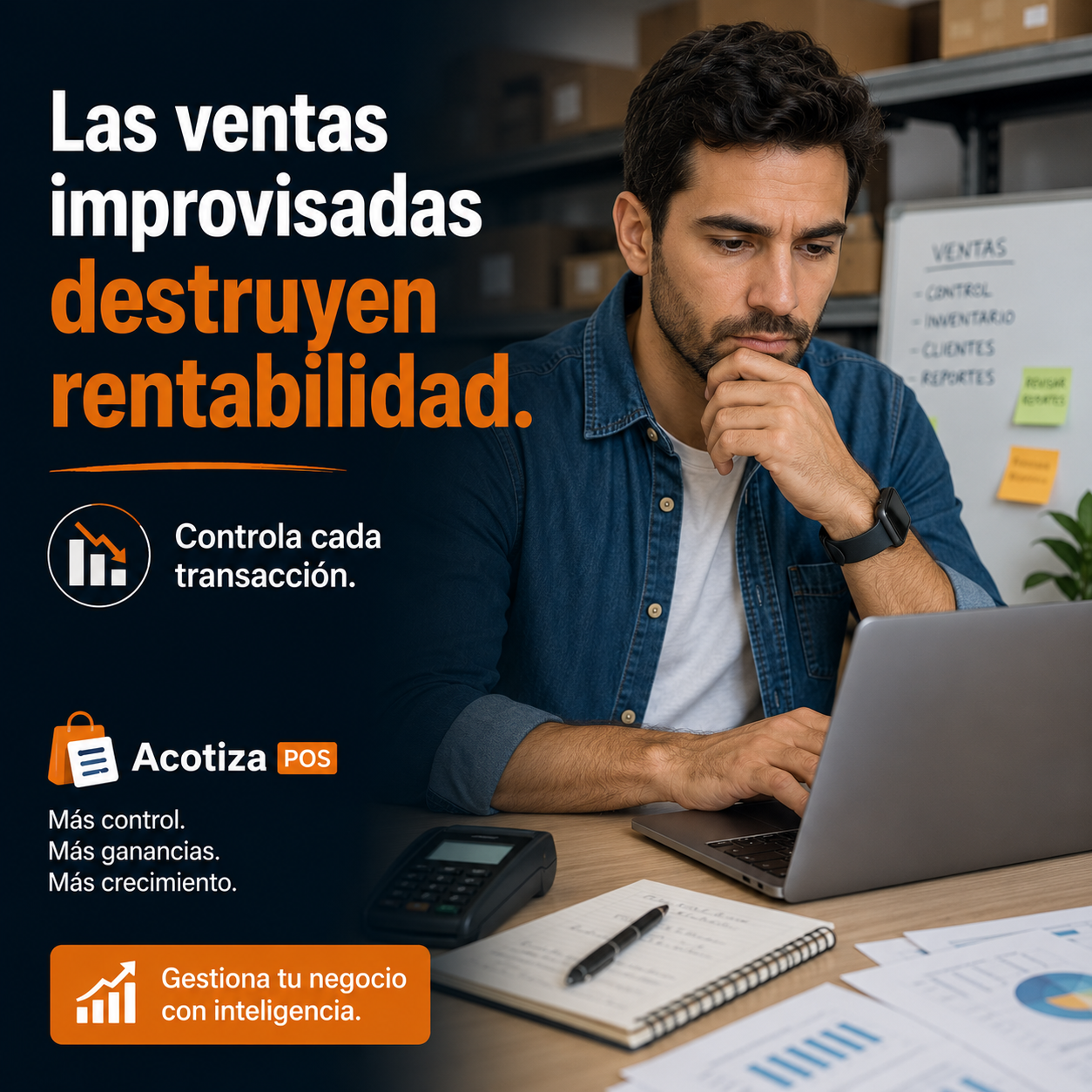 Las ventas improvisadas destruyen rentabilidad