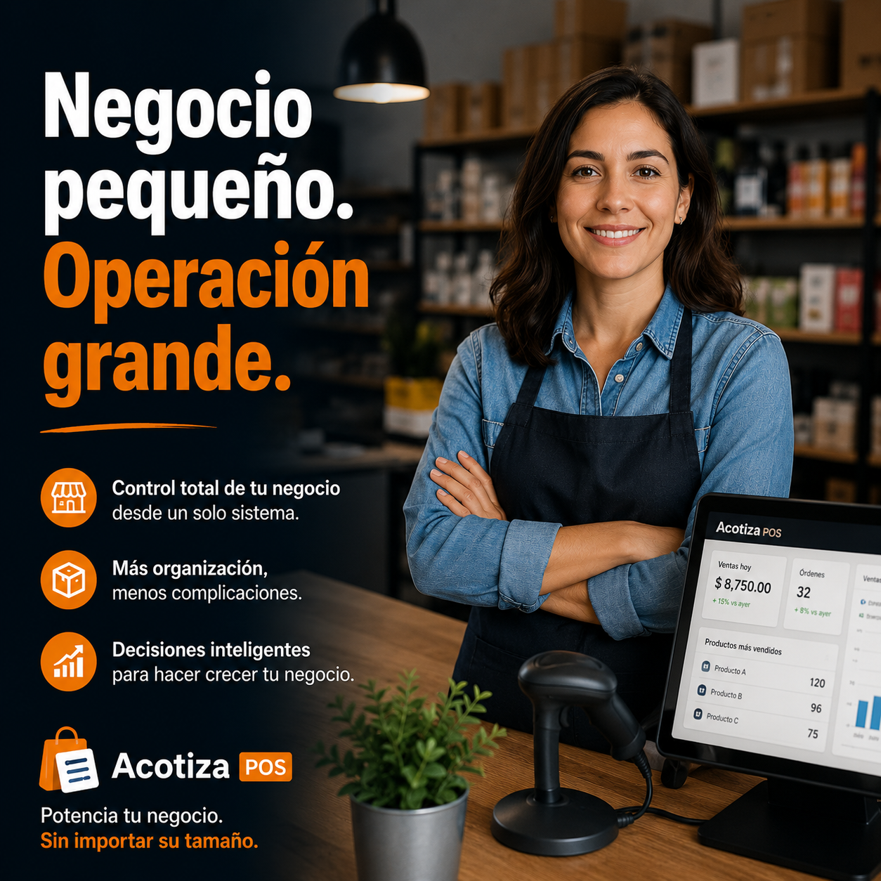 Negocio pequeño Operación grande