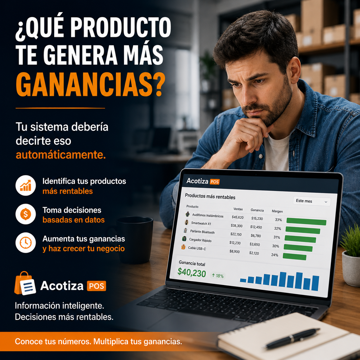 Qué producto te genera mas ganancias